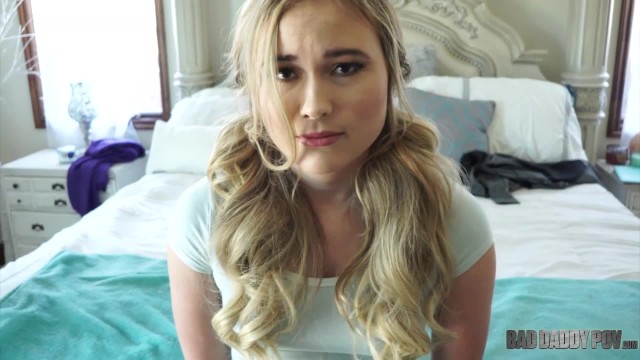 BadDaddyPOV Adorable Blonde Teen Alyssa Cole Drains Her Stepdaddy S